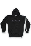 Black Taped Hoodie