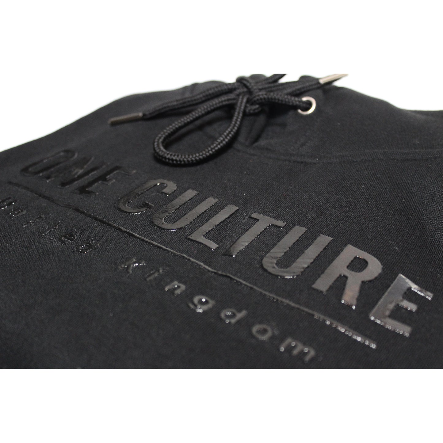Black Taped Hoodie