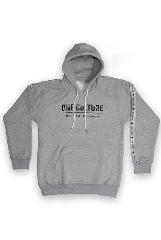 Ash Grey Taped Hoodie